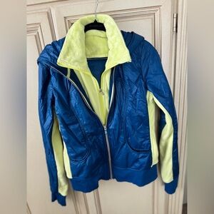 Lululemon Athletica Blue and Yellow Jacket